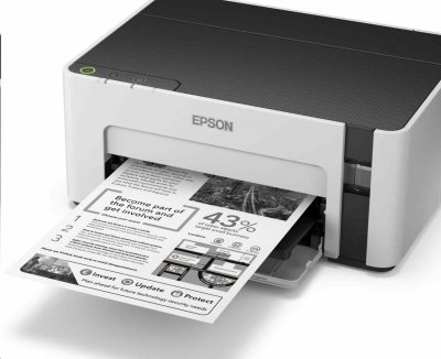 EPSON tiskárna ink EcoTank Mono M1100, A4, 720x1440, 32ppm, USB, 3 roky záruka po registraci
